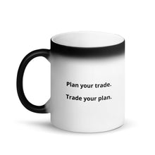 Load image into Gallery viewer, Trading Plan - Matte Black Magic Mug
